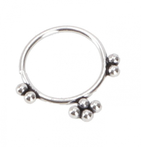 Creole, Creole, Septum Ring, Nose Ring, Nose Piercing, Mini Earring, Ear Piercing - Model 9 Ø1 cm