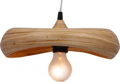 Design ceiling lamp/ceiling light, handmade in Bali from bamboo - model Bambusa 1 - 10x30x30 cm Ø30 cm