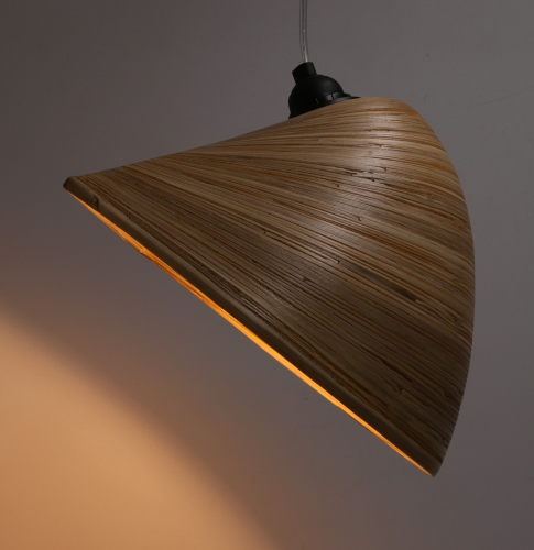 Design ceiling lamp/ceiling light, handmade in Bali from bamboo - model Bambusa 3 - 25x25x22 cm 