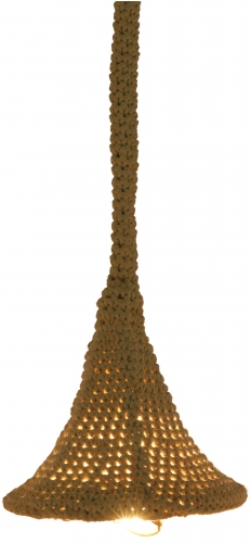 Ceiling lamp/ceiling light/crown chandelier, handmade in Bali from macramé - model Sukawati - 85x26x26 cm Ø26 cm
