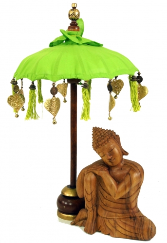 Ceremonial umbrella, Asian decorative umbrella - small/lemon - 68x40 cm