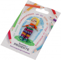 Solidarity worry doll - 5 cm incl. display card