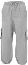 Goa pants, men`s yoga pants, comfortable casual pants - grey