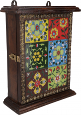 Key box with tile ornament - Design 2