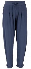 Narrow pants, pencil pants, summer pants - navy blue