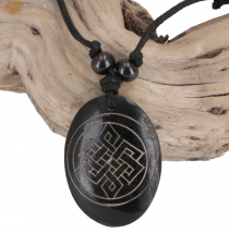Ethno Amulet, Tibet Necklace, Tibet Jewelry - Endless Knot