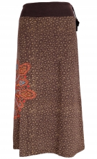 Maxi skirt, long skirt Mandala, Boho skirt - brown
