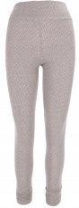 Jaquard Yoga Pants, Yoga Leggings organic cotton - grey