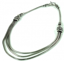 Indian silver color snake chain, basic chain
