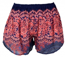 Lightweight Panties, Print Shorts - pink/blue