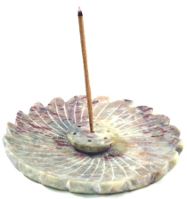 Soapstone incense holder - Lotus