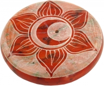 Indian incense holder made of soapstone, Chakra Incense Holders -..