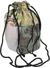 patchwork bag, batik patchwork bag ethno - green