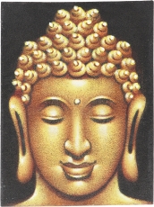 Small Buddha on canvas 30*40 cm - motif 19