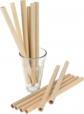 Bamboo drinking straws, bamboo straw 12 pieces