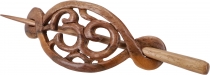 Ethno wood hairclip with stick, Boho hair accessories - OM/Model2