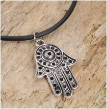 Ethnic necklace, costume jewellery chain - Hamsahand