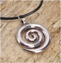 Ethno chain, costume jewellery chain - spiral