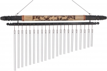 Aluminium chime, exotic wind chime with carving - Variant 2
