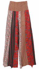 Patchwork palazzo pants, hippie chic flared pants, boho culottes ..