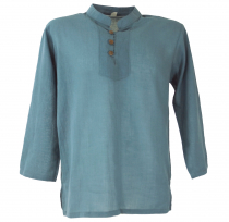 Yoga shirt, Goa shirt - dove blue