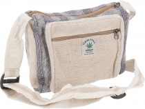 Small hemp shoulder bag, hippie bag, goa bag - hemp bag 8