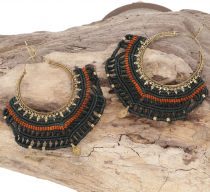 Macramé Earrings, Festival Jewellery - Model 21