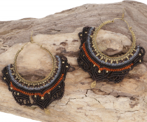 Macramé Earrings, Festival Jewelry - Model 23
