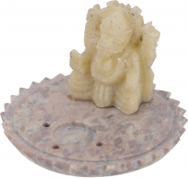 Soapstone incense holder - Ganesha