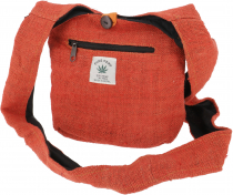 Small shoulder bag, handbag - rust-orange