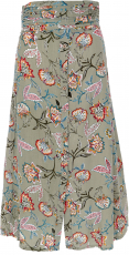 Maxi skirt, comfortable boho summer skirt - khaki