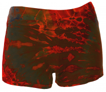 Batik panties, unique shorts, bikini panties - rust red
