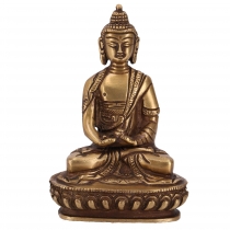 Brass Buddha Statue Dhyana Mudra 14 cm - Model 7