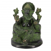 Brass figure Ganesha statue 18 cm - motive 27