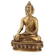 Brass Buddha statue Akshobaya Buddha 11 cm - model 8