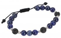 Mala bracelet, hand mala - lapis lazulite