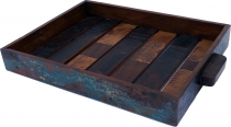 Vintage tray made from recycled wood