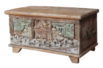 Antique wooden chest - model 12