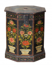 Painted chest, wooden box - painting 8