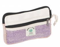 Ethno cosmetic bag, pencil case, utensil - purple