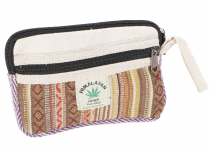 Ethno cosmetic bag, pencil case, utensil bag - khaki