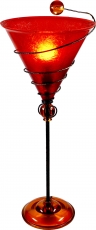 Table lamp Kokopelli - Kada L red