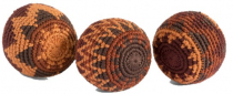 Flavored juggling balls, crochet balls 6.5cm - cinnamon (1pc)