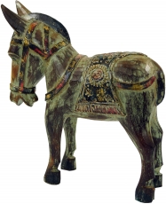 Carved horse, decorative wooden object - Design 2