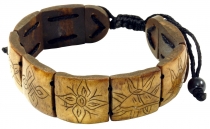 Buddhist bracelet Ashtamangala - brown model 3
