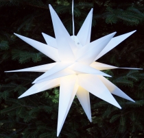Weatherproof foldable 3D outdoor star Ø 55 cm incl. illuminant, 7..