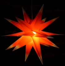 Weatherproof foldable 3D outdoor star Ø 55 cm incl. illuminant, 7..