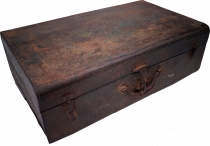 Old tin case antique metal case - model 17