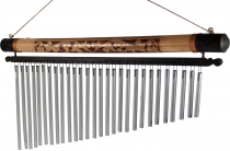 Aluminium chime, wind chime with bamboo - Variant 8