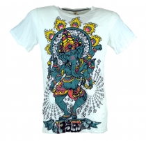 Baba t-shirt - Ganesh/white